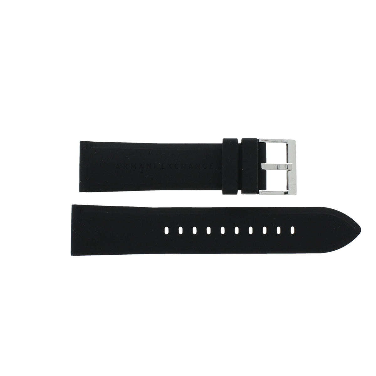 Armani Exchange Outerbanks AX1326 Men's Chronograph Watch – Black Dial with Black Silicone Strap